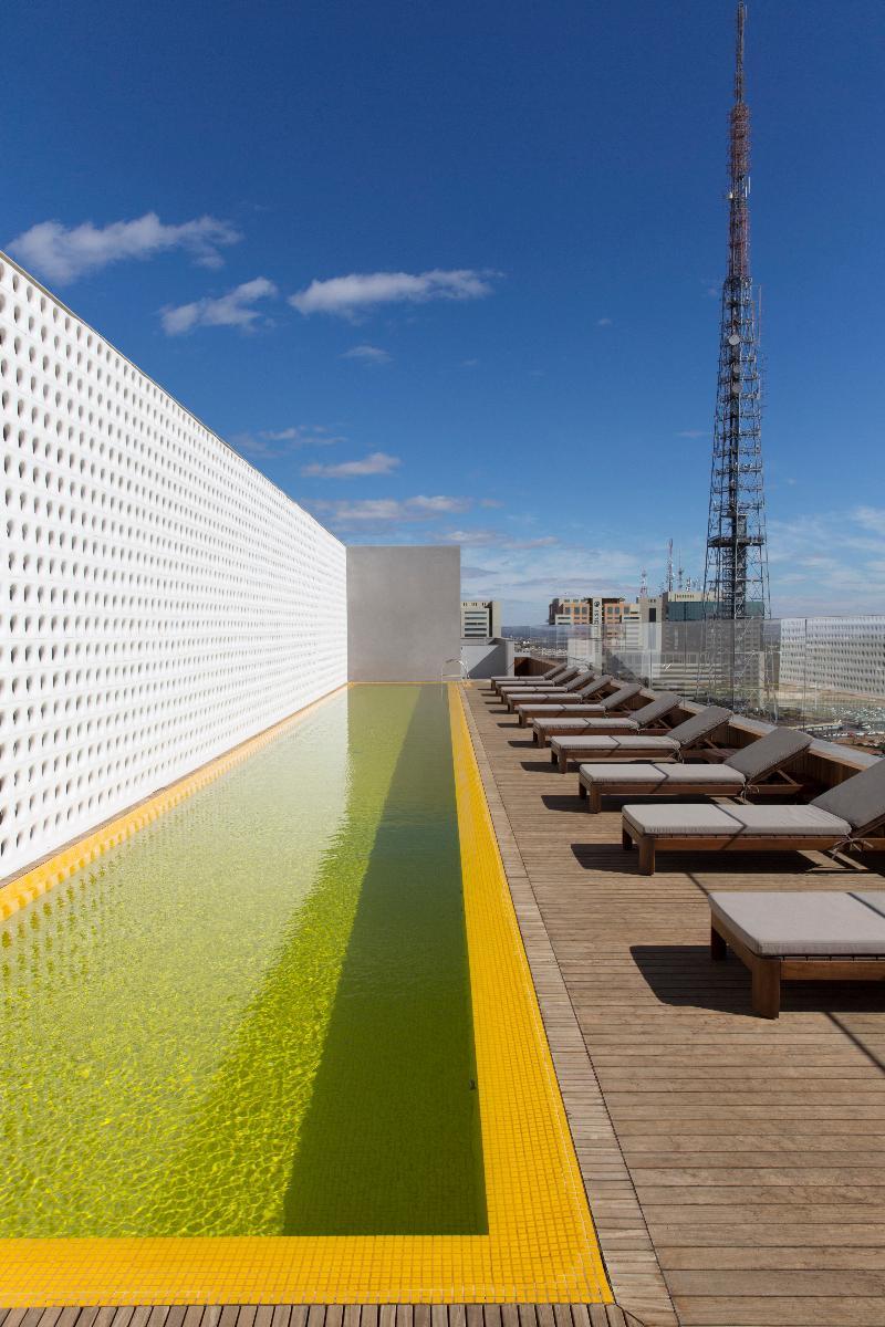 B Hotel 巴西利亚 外观 照片 Rooftop pool